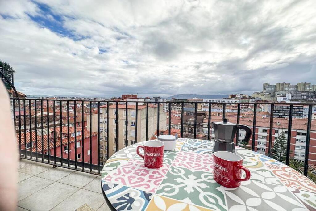 Acogedor Loft Con Vistas A La Ciudad Leilighet Santander Eksteriør bilde